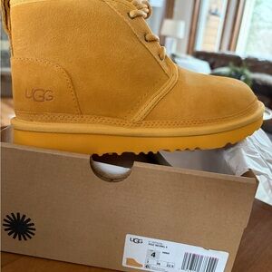 UGG Kids Mustard Yellow Boots